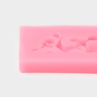 Молд для заливки Доляна «Лепнина», силикон, 13.5×3.5 см, розовый - Фото 4