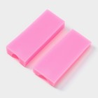 Молд для заливки «Рог единорога», силикон, 2 шт., 10×8 см, розовый - Фото 4