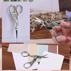 Ножницы для рукоделия «Цапельки», скошенное лезвие, 4,5", 11,4 см, цвет серебряный - Фото 5