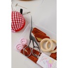 Ножницы для рукоделия «Цапельки», скошенное лезвие, 4,5", 11,4 см, цвет серебряный - Фото 6