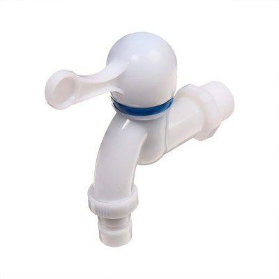 Кран, наружная резьба 3/4", для шланга 5/8" (16 мм), пластик, Greengo