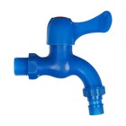 Кран, наружная резьба 1/2", для шланга 1/2" (12 мм), пластик, цвет МИКС, Greengo - Фото 3