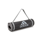 Тренировочный коврик (фитнес-мат) Adidas, мягкий, 10 мм, цвет серый - Фото 2