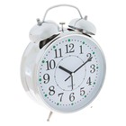 УЦЕНКА Будильник большой «Классика», d=20 см, с подсветкой, хромированные - фото 14958735