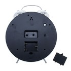 УЦЕНКА Будильник большой «Классика», d=20 см, с подсветкой, хромированные - фото 14958737