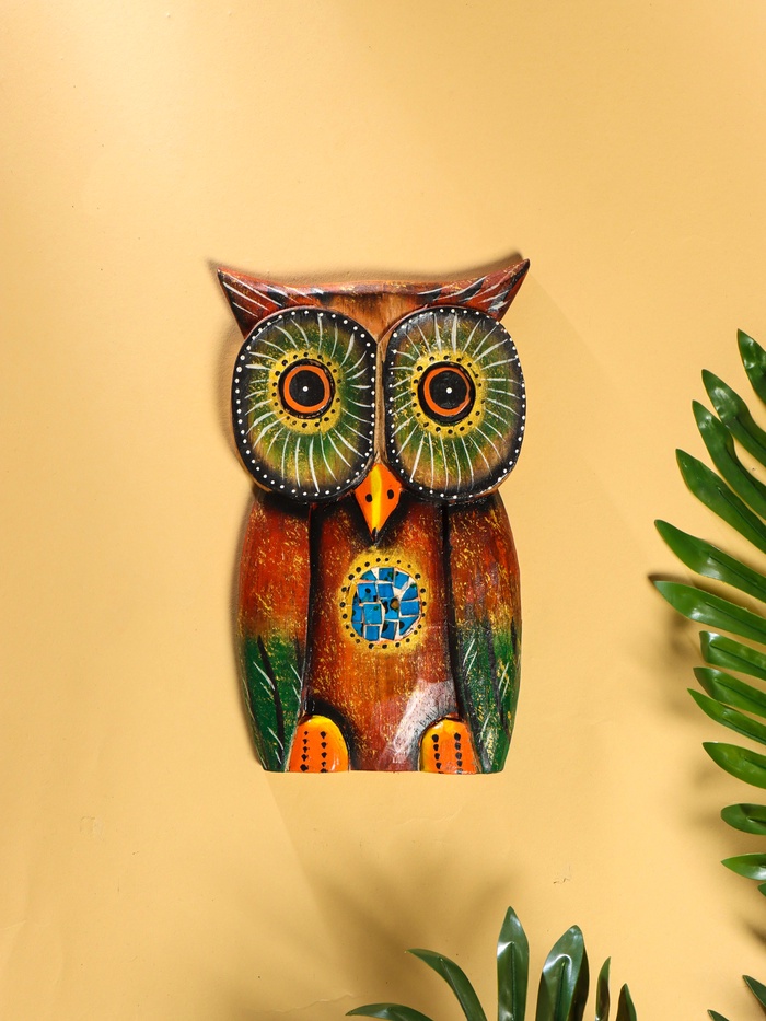 Настенное панно «Сова с узором», 25×16×2 см, МИКС - Фото 1