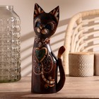 Интерьерный сувенир "Кошка с черепахой" 30 см 3728206 - фото 16381122