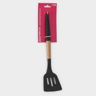 Лопатка с прорезями Доляна «Брауни», 32×7 см, серая, бежевая - Фото 8