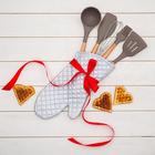 Лопатка Доляна «Брауни», 32×6 см, серая, бежевая - Фото 7