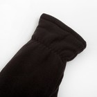 Варежки мужские утеплённые, цвет чёрный - Фото 2