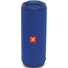Портативная колонка JBL Flip 4, 2x8 Вт, Bluetooth, 3000 мАч, водонепроницаемая, синяя - Фото 1