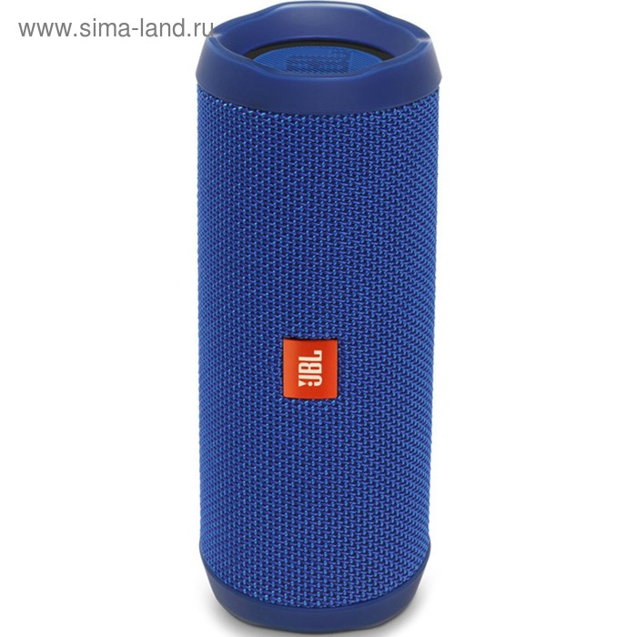 Портативная колонка JBL Flip 4, 2x8 Вт, Bluetooth, 3000 мАч, водонепроницаемая, синяя - Фото 1