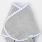 Конверт-одеяло Крошка Я «Зайка», серый, рост 50–56 см - Фото 2