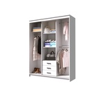 Шкаф-купе «Лорд», 1700×580×2200 мм, цвет ясень шимо светлый/тёмный - Фото 2