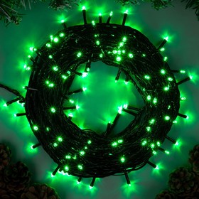 УЦЕНКА НИТЬ, 20 м, Н.Т. LED-200-220V, 8 режимов, ЗЕЛЕНЫЙ