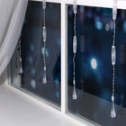 УЦЕНКА Гирлянда «Занавес», 2.5×0.65 м, с насадками «Капли», IP20, 50 LED, 220 В, 8 режимов, прозрачная нить, свечение тёплое белое - Фото 4