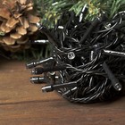 УЦЕНКА Гирлянда «Нить» 5 м, IP20, тёмная нить, 50 LED, 8 режимов, 220 В, свечение белое - Фото 3