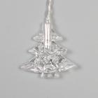 УЦЕНКА Гирлянда «Бахрома», 1.8×0.5 м, с насадками «Ёлки», IP20, 48 LED, 220 В, мигание, прозрачная нить, свечение мульти - Фото 10