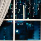 УЦЕНКА Гирлянда «Бахрома», 1.8×0.5 м, с насадками «Ёлки», IP20, 48 LED, 220 В, мигание, прозрачная нить, свечение мульти - Фото 8