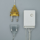 УЦЕНКА ЗАНАВЕС, УМС вилка, Ш:1.5 м, В:1 м, Н.С. LED-180-220V, 8 режимов, ЖЕЛТЫЙ - Фото 3