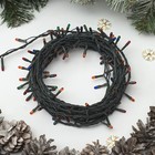 УЦЕНКА Гирлянда «Нить» 5 м, IP20, тёмная нить, 50 LED, свечение мульти, 8 режимов, 220 В - Фото 2