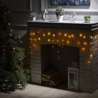 УЦЕНКА БАХРОМА, Ш:3 м, В:0.5 м, Н.С. LED-80-220V, 8 режимов, ЖЕЛТЫЙ - фото 14026905