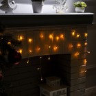 УЦЕНКА БАХРОМА, Ш:3 м, В:0.5 м, Н.С. LED-80-220V, 8 режимов, ЖЕЛТЫЙ - фото 14026906