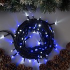 УЦЕНКА НИТЬ уличная, УМС, Д: 10 м, Н.Т. 3W LED-100-220V, БЕЛО-СИНИЙ - фото 13834606