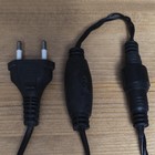 УЦЕНКА Гирлянда «Нить», 10 м, IP44, УМС, 100 LED, 220 В, мигание, тёмная нить, свечение бело-синее - Фото 4