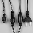 УЦЕНКА Гирлянда «Нить» 10 м, IP44, УМС, тёмная нить, 100 LED, свечение тёплое белое, мерцание белым, 220 В - Фото 3