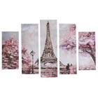 Модульная картина "Романтика Парижа" (2-23х52; 2-24х70; 1-24х80) 120х80см - фото 2544791