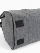 Сумка дорожная на молнии, наружный карман, длинный ремень, серая - Фото 7