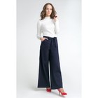 Кюлоты женские, цвет синий, размер 52 - Фото 1