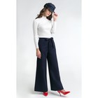 Кюлоты женские, цвет синий, размер 52 - Фото 2