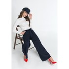 Кюлоты женские, цвет синий, размер 52 - Фото 5