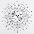 Часы настенные, серия: Ажур, "Сферы", плавный ход, d-58 см, циферблат 22 см - фото 2873861