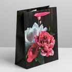 Пакет подарочный ламинированный вертикальный, упаковка, «Цветы любви», ML 23 х 27 х 11,5 см - фото 318138097