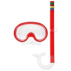 Набор для плавания детский ONLYTOP: маска, трубка, цвета МИКС - Фото 4