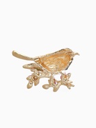 Брошь «Птичка-синичка», цветная в золоте - Фото 3