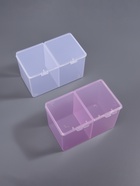 Контейнер для хранения мелочей, 2 секции, 6.7×12.5×7.5 см, МИКС - Фото 5