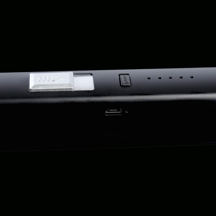 Зажигалка электронная, кухонная, 23 х 2.5 х 1.5 см, USB, черная - фото 1906963303