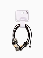 Браслет кожа «Переплетение» с подвеской, сердце, коричневый, d=8 см - Фото 5