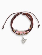 Браслет кожа "Настроение" кошачий глаз, бабочка, цвет коричневый, d=8 см - фото 809295868