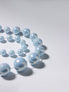 Бусы «Классика» блеск бусин, цвет радужно-голубой, 45 см - Фото 2