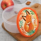 Ланч-бокс круглый «Лисичка», 500 мл - Фото 2