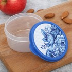 Ланч - бокс круглый «Гжель», 150 мл - Фото 3