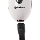 Электробритва Sakura SA-5410W, АКБ, триммер, 3 головки, белая - Фото 5