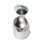 Чайник электрический Sakura SA-2147BL, металл, 1.8 л, 1800 Вт, голубой - Фото 2