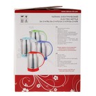 Чайник электрический Sakura SA-2147BL, металл, 1.8 л, 1800 Вт, голубой - Фото 6