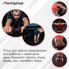 Ролик для пресса ONLYTOP, 2 колеса, с ковриком, цвета МИКС - Фото 3